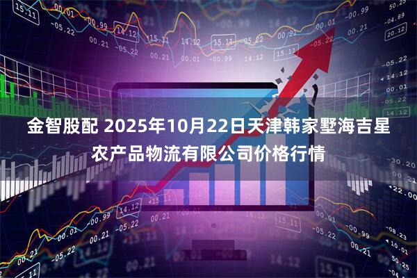 金智股配 2025年10月22日天津韩家墅海吉星农产品物流有限公司价格行情